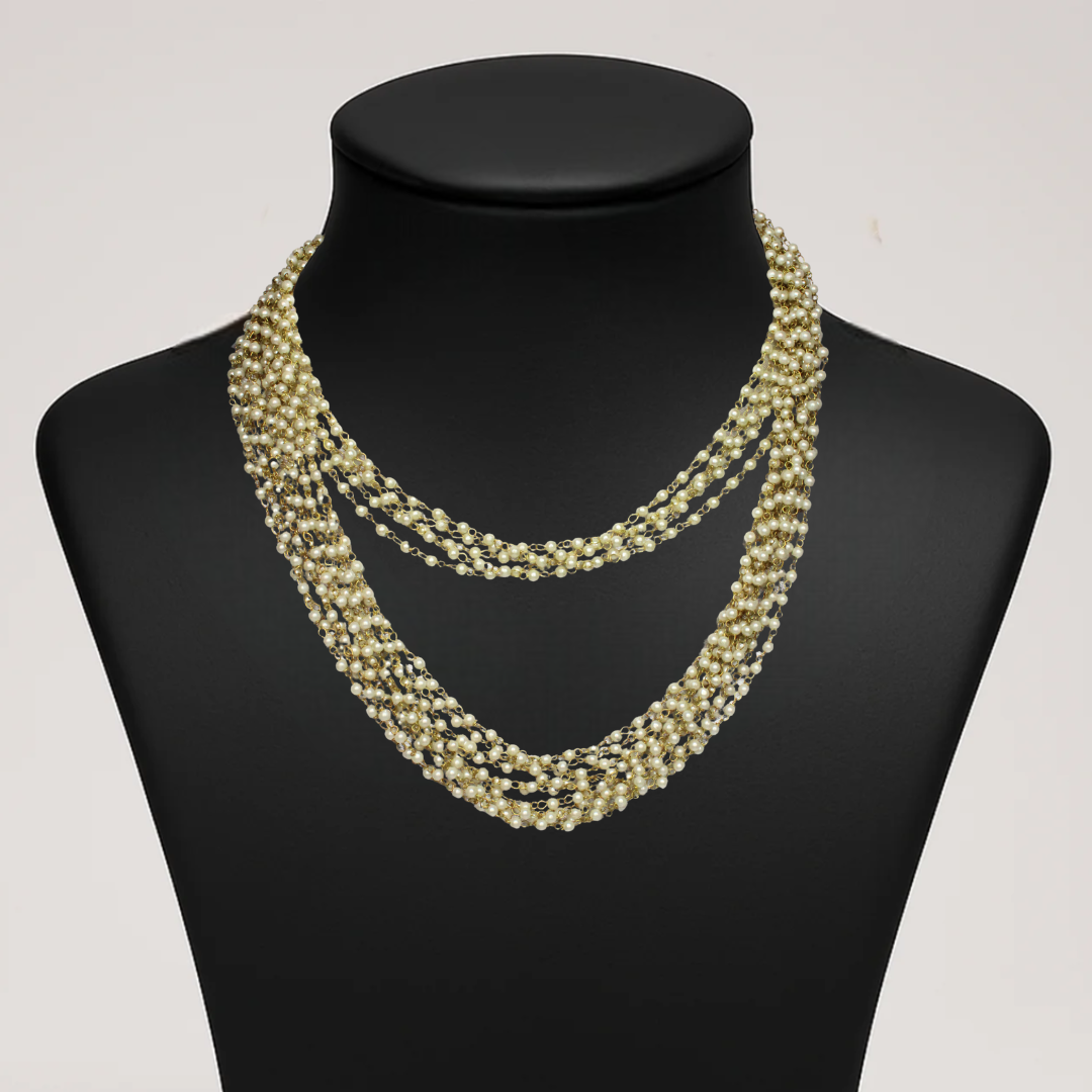 Balusha Luxurious Layered Pearl Jewelry