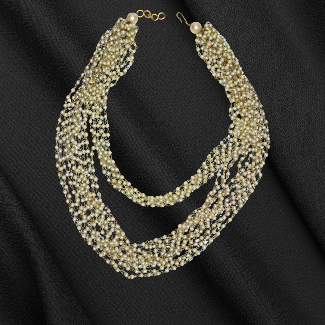 Balusha Luxurious Layered Pearl Jewelry - Image 2