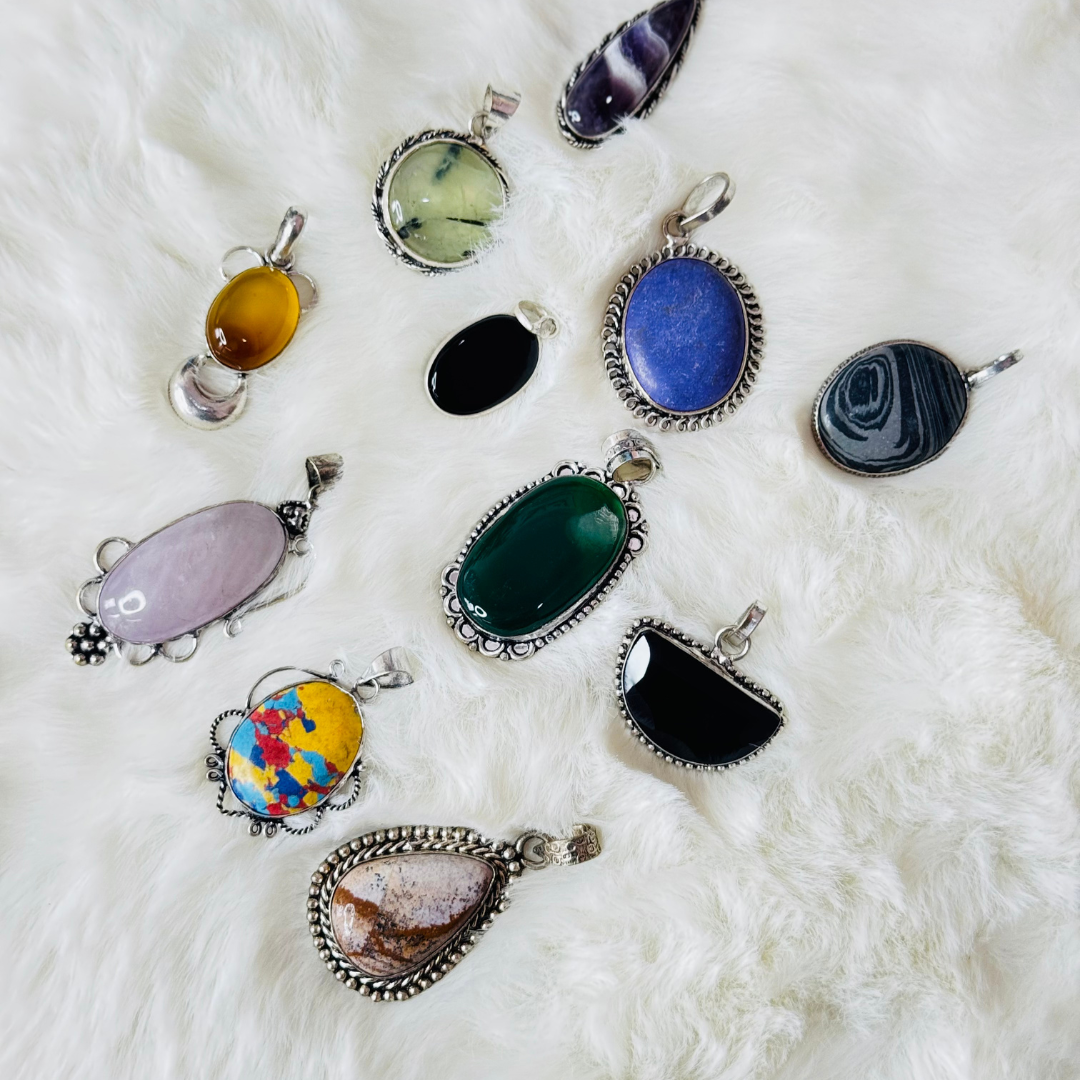 Balusha Bold Gemstone Pendants (Sets) - Image 2