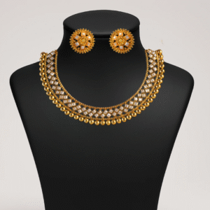 Balusha Traditional Sparkle Necklace Set
