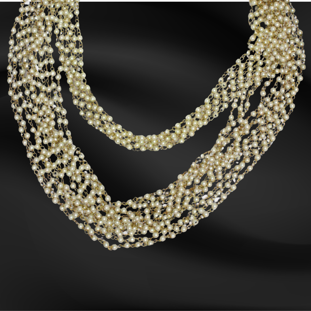 Balusha Luxurious Layered Pearl Jewelry - Image 3
