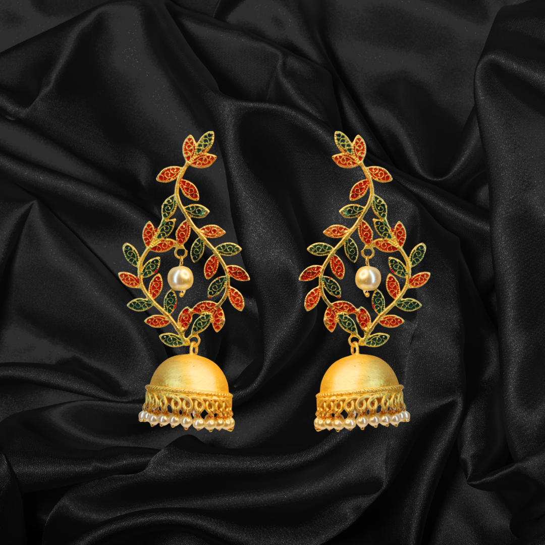 Balusha Pearl Royal Earrings Set