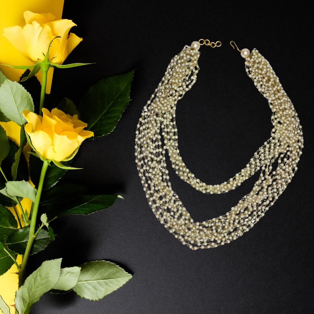 Balusha Luxurious Layered Pearl Jewelry - Image 4