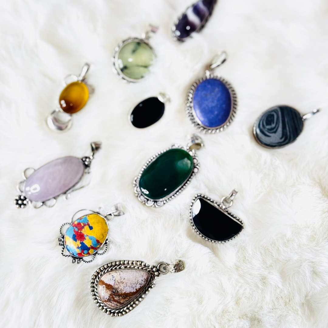 Balusha Bold Gemstone Pendants (Sets) - Image 4