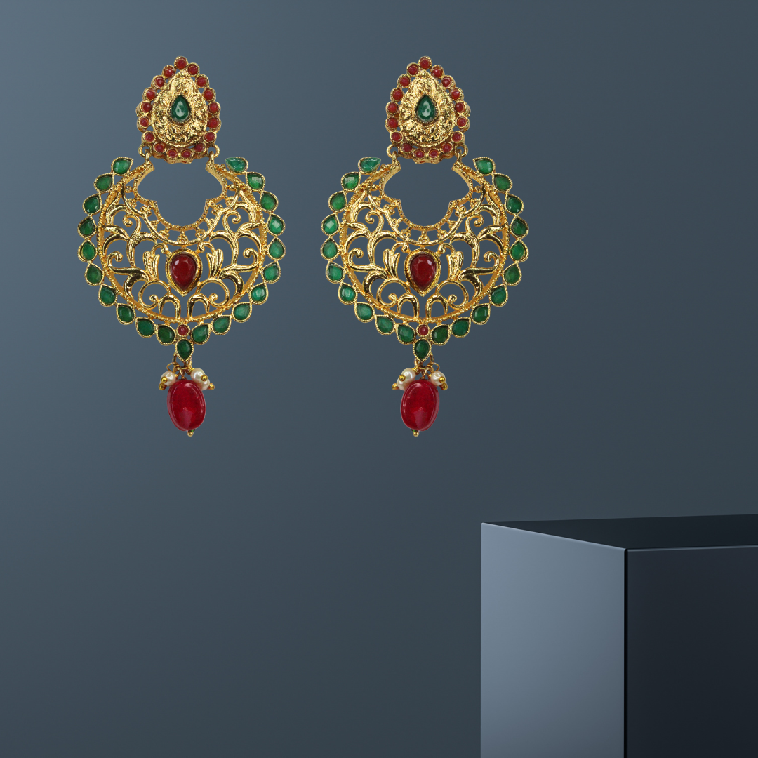 Balusha Mughal Majesty Earrings - Image 4
