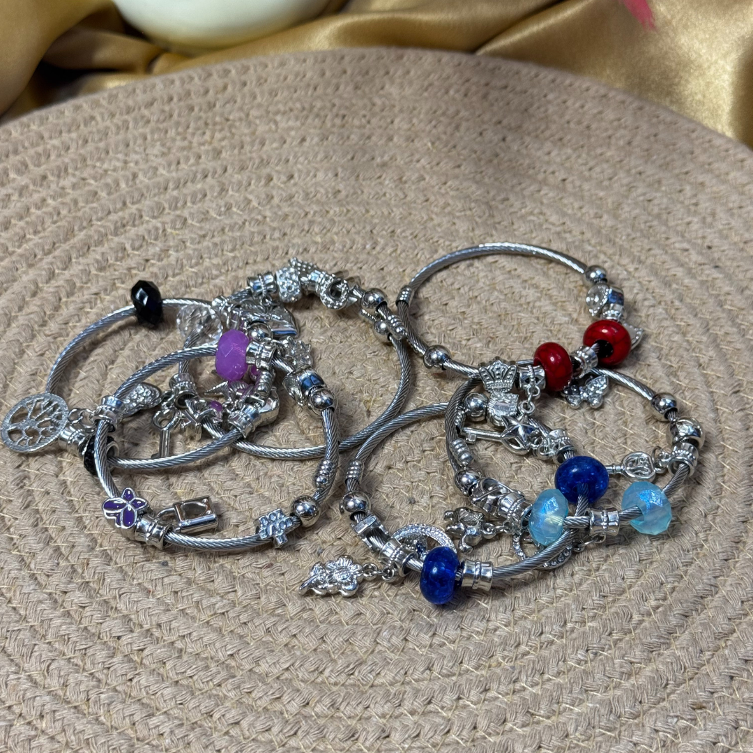 Balusha Elegant Blue Charm Bracelet - Image 2