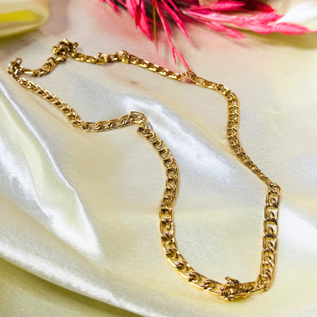 Balusha Heavy-Look Modern Gold Chain - Image 3