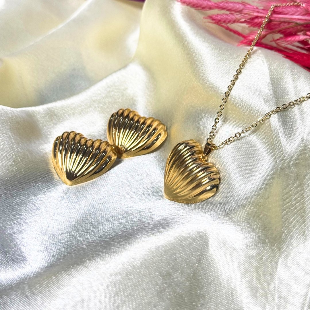 Balusha Radiant Heart-Shaped Gold Elegance - Image 3