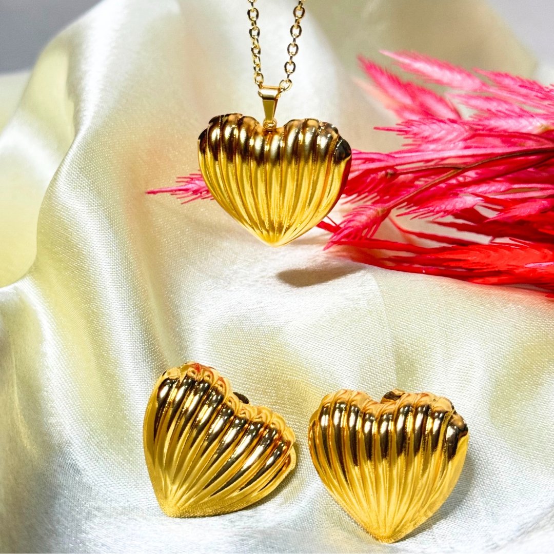 Balusha Radiant Heart-Shaped Gold Elegance - Image 4